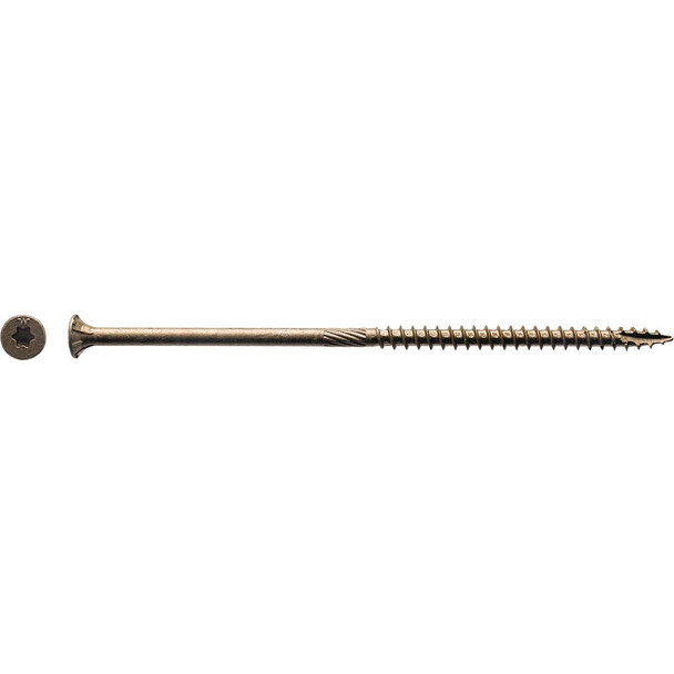 5BTX105 Big Timber #10 x 5 In. Bronze Flat Head Wood Screw (185 Ct., 5 Lb.)