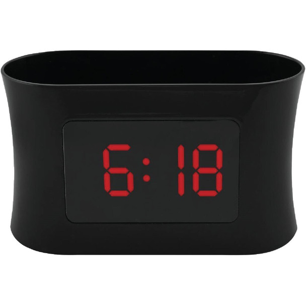 RCDC45 RCA USB Alarm Clock with Storage Caddy