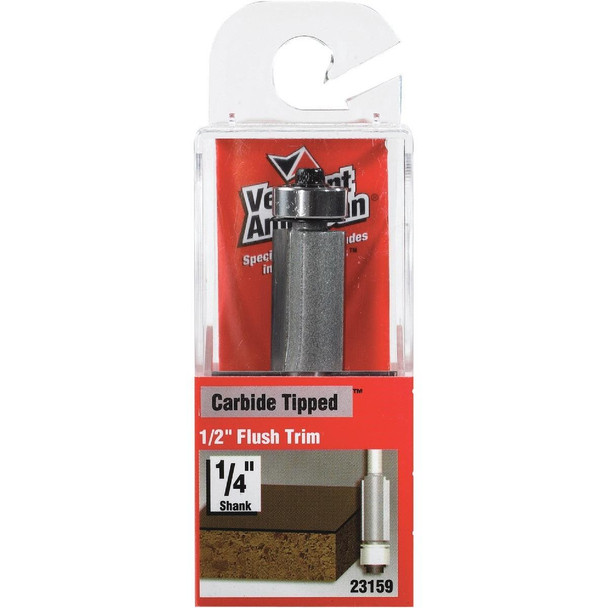 23159 Vermont American Carbide Tip 1/2 In. x 1 In. Flush Trim Bit