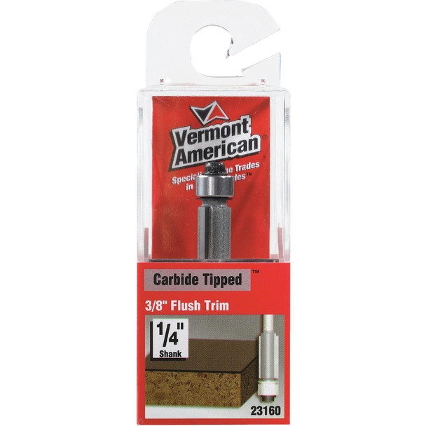 23160 Vermont American Carbide Tip 3/8 In. x 9/16 In. Flush Trim Bit