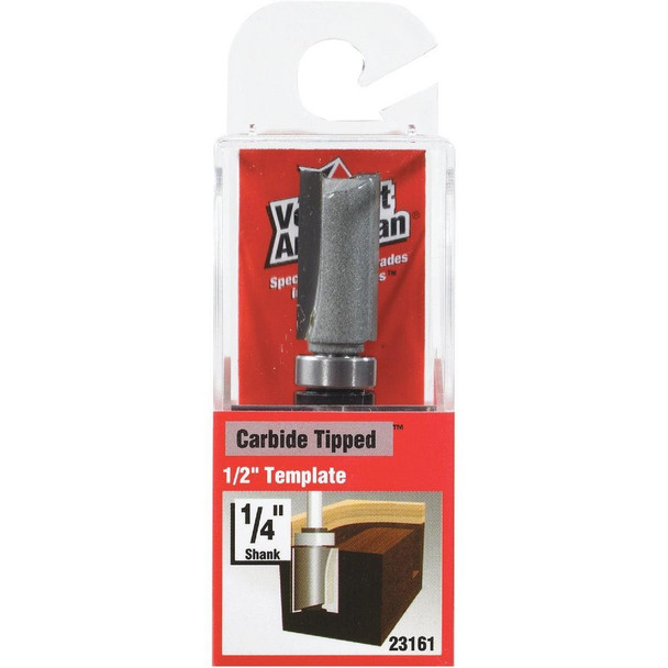 23161 Vermont American Carbide Tip 1/2 In. Trimming Straight Bit