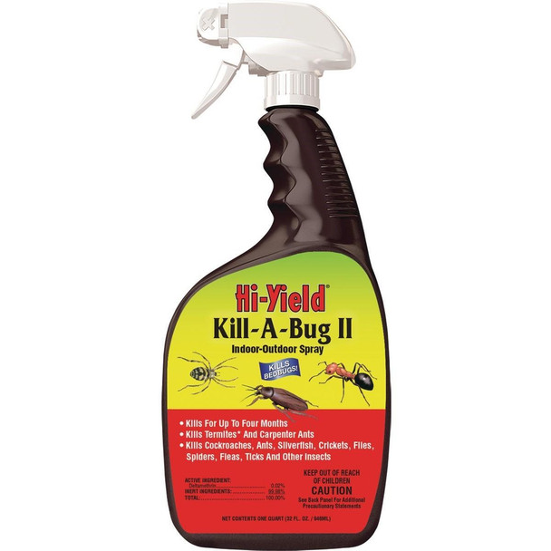 32310 Hi-Yield Kill-A-Bug II 32 Oz. Ready To Use Trigger Spray Insect Killer