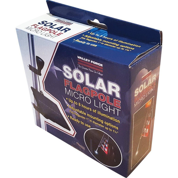 FPML-1 Valley Forge Freedom LED Solar 8 Hr. Run Time Flag Light