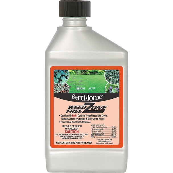 10524 Ferti-lome Weed Free Zone 16 Oz. Concentrate Weed Killer