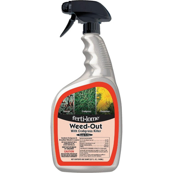 11036 Fertilome Weed-Out 32 Oz. Ready To Use Trigger Spray Crabgrass & Weed Killer
