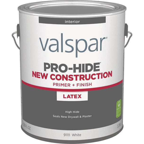 028.0091111.007 Valspar Pro-Hide Interior New Construction Primer, White, 1 Gal.