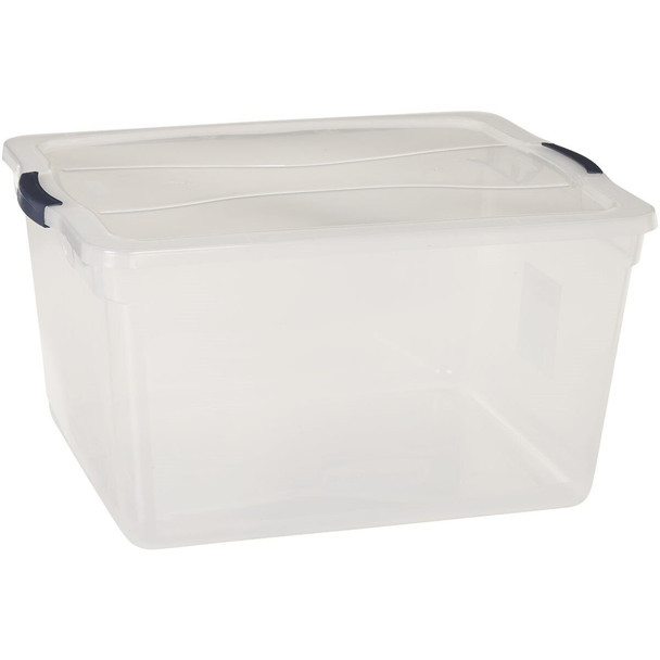 RMCC710000 Rubbermaid 71 Qt. Cleverstore Clear Tote