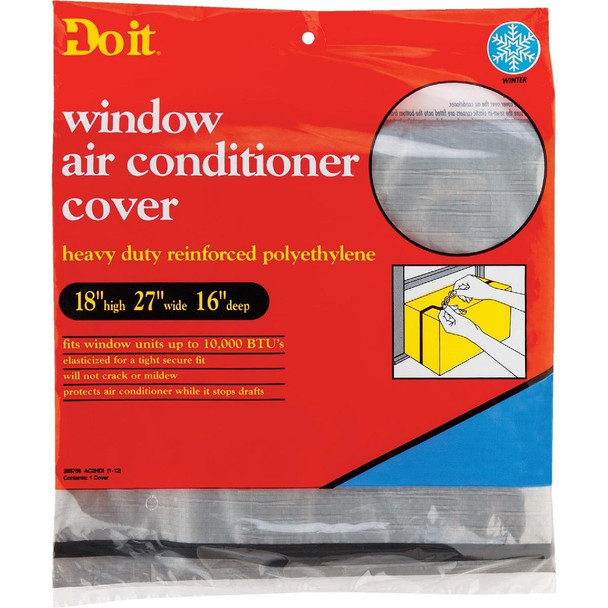AC2HDI 18 In. x 27 In. x 16 In. 6 mil Rectangle Air Conditioner Cover
