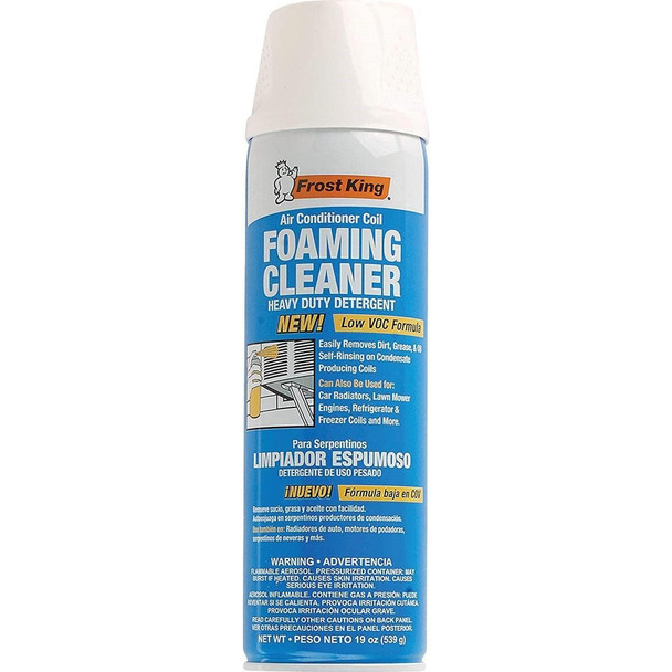 ACF19 Frost King 19 Oz. Ready To Use Aerosol Spray Air Conditioner Coil Cleaner
