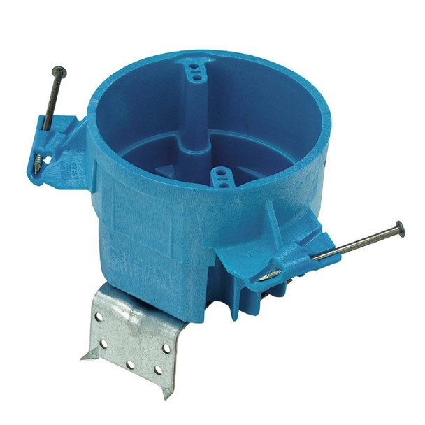 BH525LR Carlon SuperBlue 4 In. Nail On Ceiling Fan Box