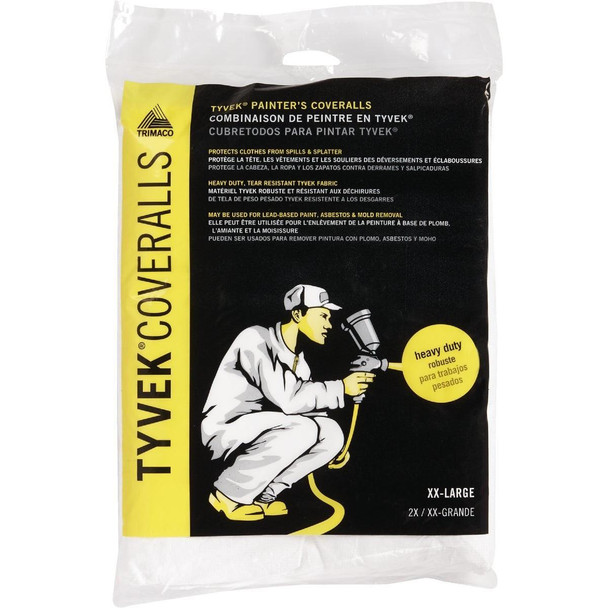 14124 Trimaco Tyvek 2XL Reusable Painter's Coveralls