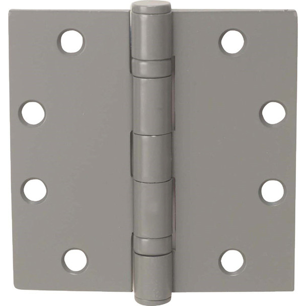 HG100012 Tell Commercial 4-1/2 In. Square Prime Coat Ball Bearing Door Hinge (3-Pack)