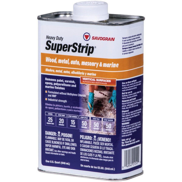 01252 Savogran SuperStrip Methylene Chloride Free Stripper