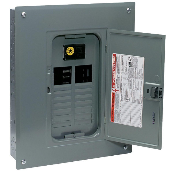QO124M100PC Square D QO 100A 24-Space 34-Circuit Indoor Main Breaker Plug-on Neutral Load Center