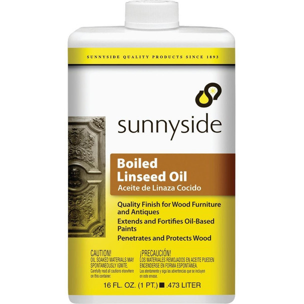 87216 Sunnyside Boiled Linseed Oil, 1 Pt.