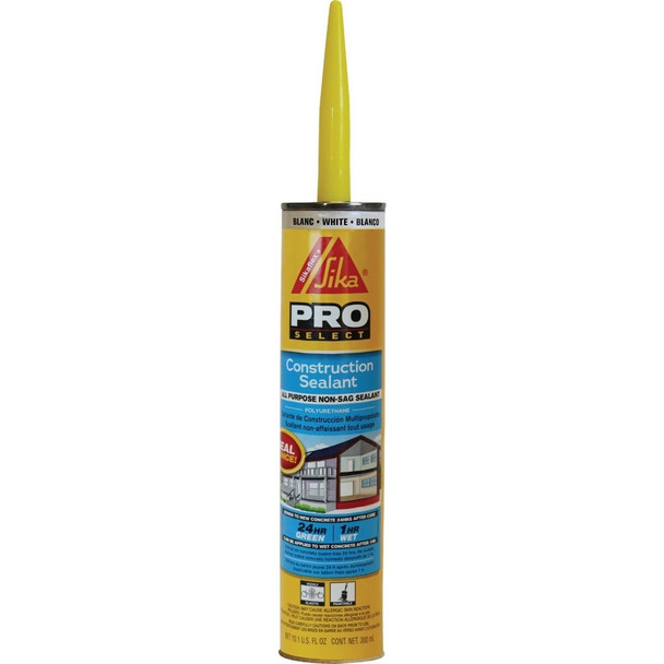 515309 Sikaflex Sika 10.1 Oz. Pro Select Construction Polyurethane Sealant, White