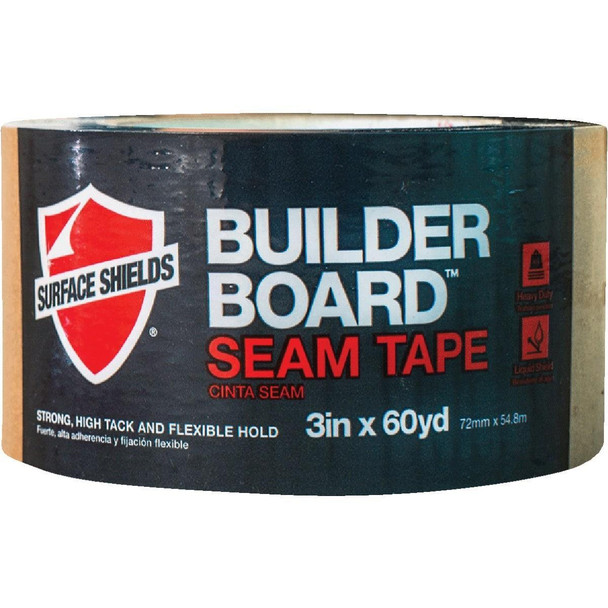 BLD072 Surface Shields 3 In. x 180 Ft. Builder Board Tape