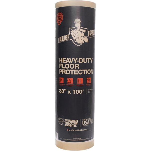 BLDLS38100 Surface Shields Builder Board 38 In. x 100 Ft. Floor Protector