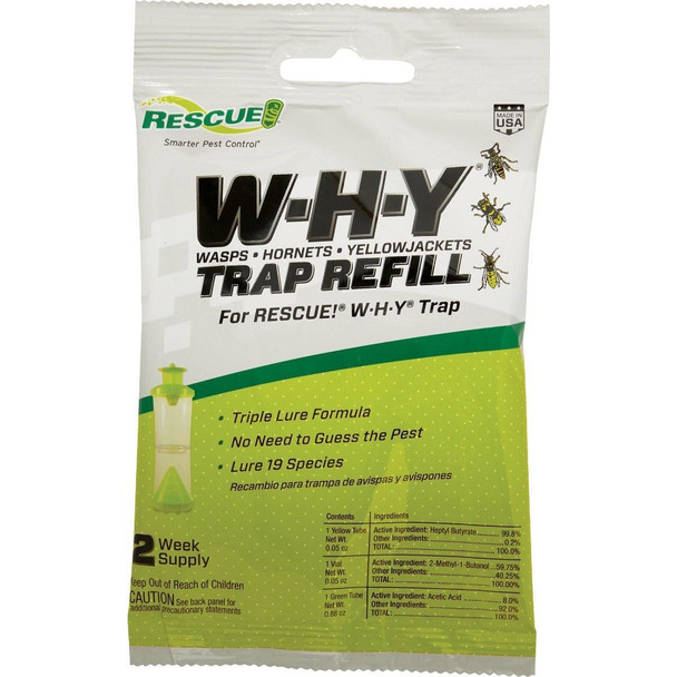 WHYTA-DB16 Rescue WHY Liquid Outdoor Wasp, Hornet, & Yellow Jacket Attractant Kit