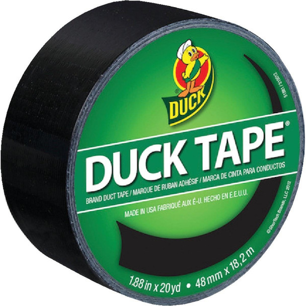 1265013 Duck Tape 1.88 In. x 20 Yd. Colored Duct Tape, Black