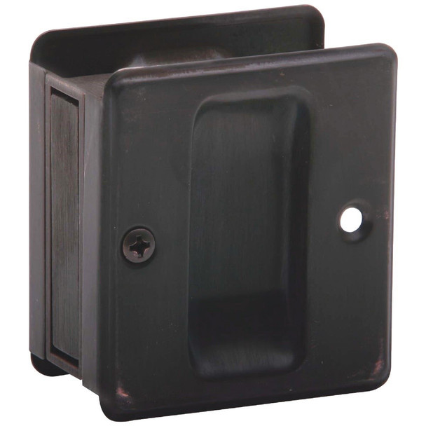 SC990B-716 Schlage Passage Aged Bronze Pocket Door Pull