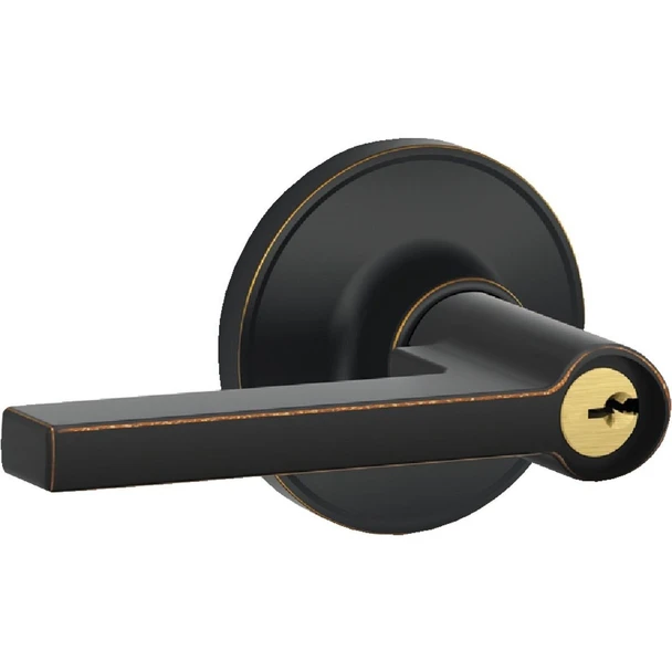 J54VSOL716 Dexter Solstice Aged Bronze Entry Door Lever Lockset