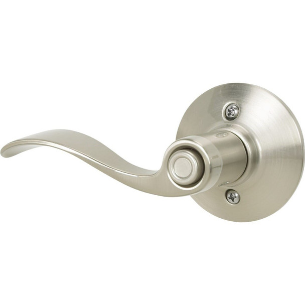 F40ACC619 Schlage Satin Nickel Accent Privacy Door Lever