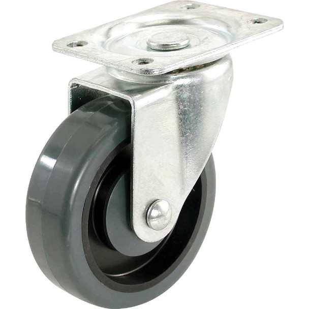 9784 Shepherd 4 In. Medium-Heavy-Duty Polypropylene Swivel Plate Caster