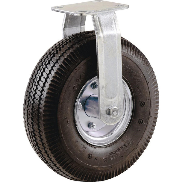 9797 Shepherd 10 In. Pneumatic Rigid Plate Caster