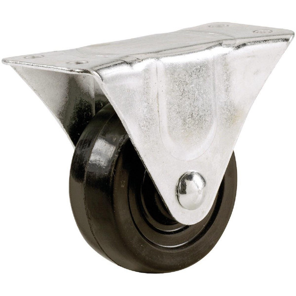 9483 Shepherd 3 In. General-Duty Rubber Rigid Plate Caster