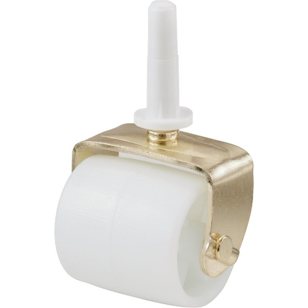 233633 2-1/8 In. Plastic Bed Caster with Swivel Stem (2-Pack)