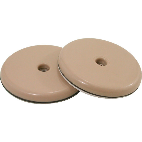 239208 2-3/4 In. Round Adhesive or Screw on Furniture Glide,(4-Pack)