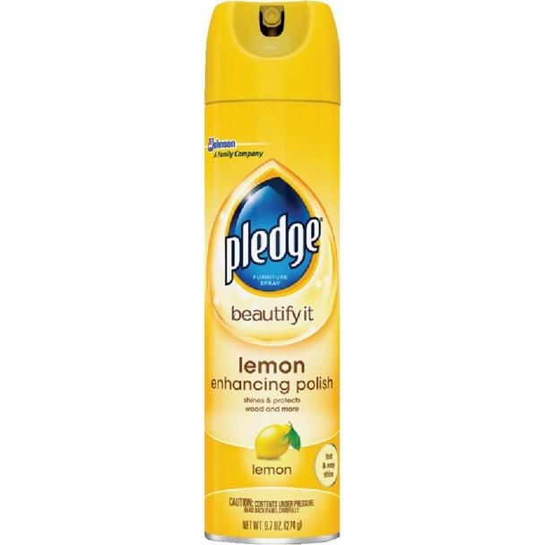 73809 Pledge 9.7 Oz. Lemon Furniture Polish