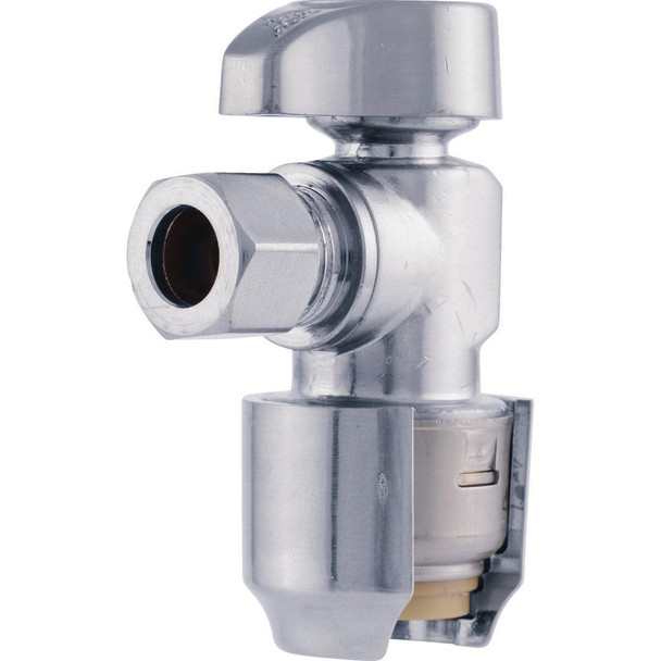 UR23036 SharkBite 1/2 In. SB X 3/8 In. OD Quick Connect Angle Valve