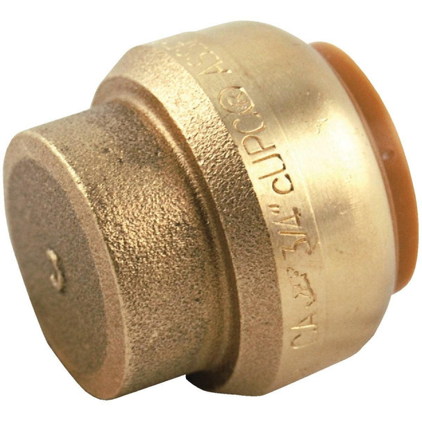 U520LFA SharkBite 1 In. Push-to-Connect Brass End Push Cap