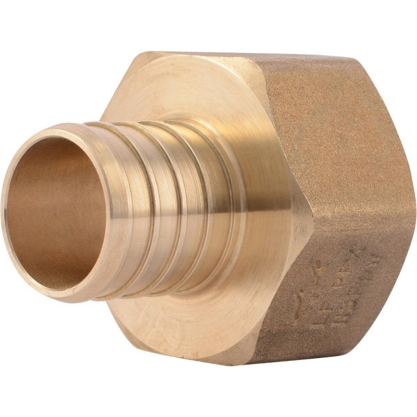 UC094LFA SharkBite 1 In. Barb x 1 In. FIP Brass PEX Adapter