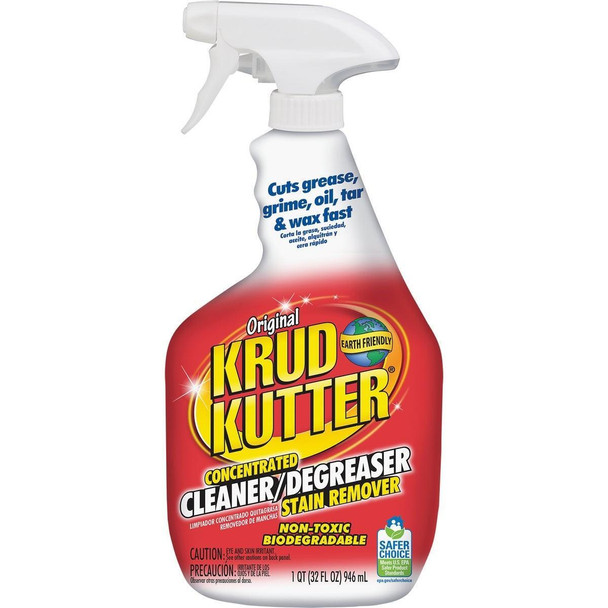 KK326 Krud Kutter 32 Oz. Super Concentrated Liquid Cleaner & Degreaser Stain Remover Trigger Spray
