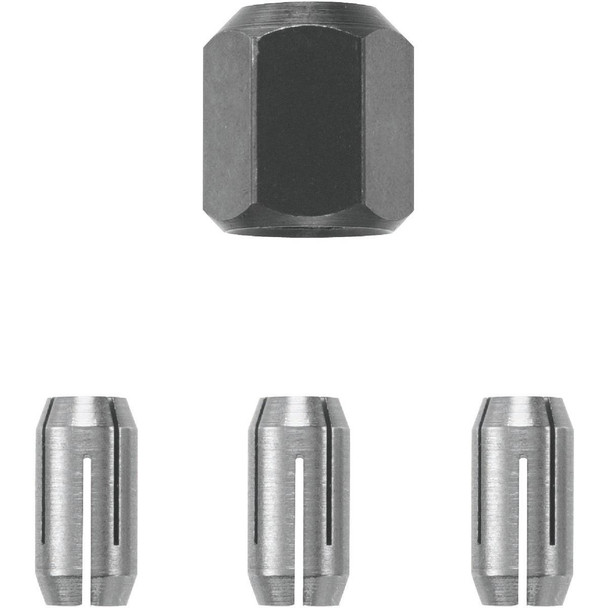 CN1 RotoZip 1/8 In., 5/32 In., 1/4 In. Collet Nut Kit (4-Pieces)