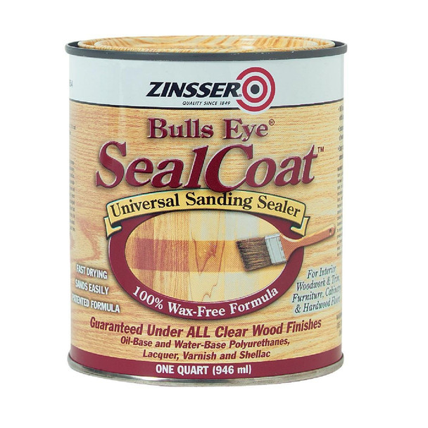 854 Zinsser Bulls Eye SealCoat Sanding Sealer, 1 Qt.