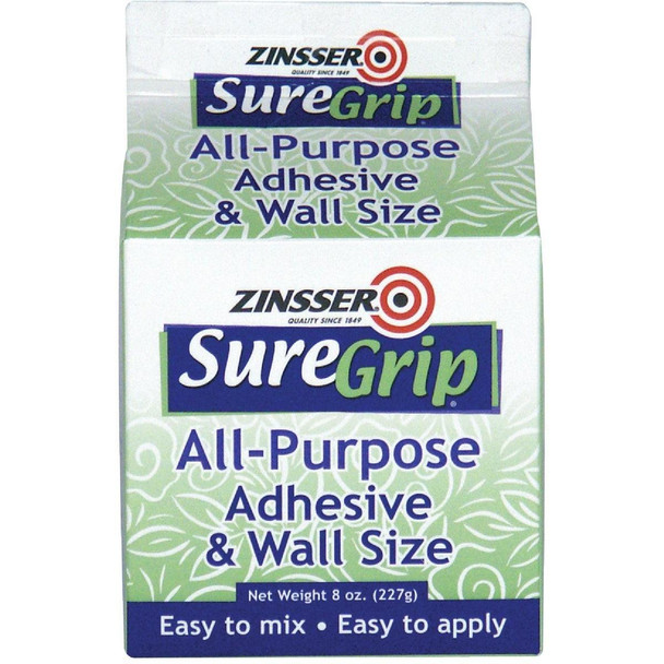 62008 Zinsser SureGrip 8 Oz. All-Purpose Adhesive And Wall Size