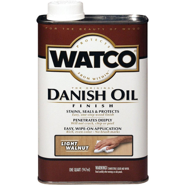65541 Watco Danish 1 Qt. Light Walnut Oil Finish