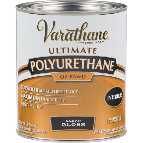 9041H Varathane Gloss Interior Polyurethane, 1 Qt.