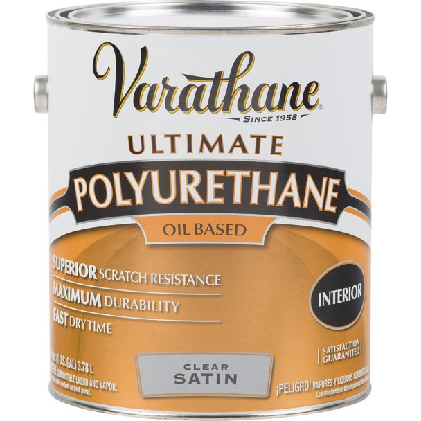 9131 Varathane Satin Interior Polyurethane, 1 Gal.