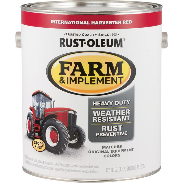 280167 Rust-Oleum 1 Gallon International Harvester Red Gloss Farm & Implement Enamel