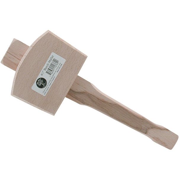 615-1220 Robert Larson Large 15 Oz. Carpenter Mallet with Beechwood Handle