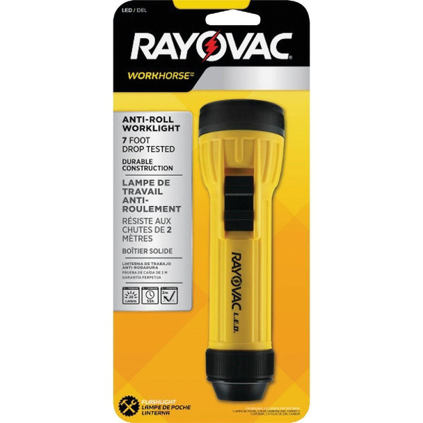 WHH2D-BA Rayovac Workhorse 20 Lm. 2D LED Flashlight