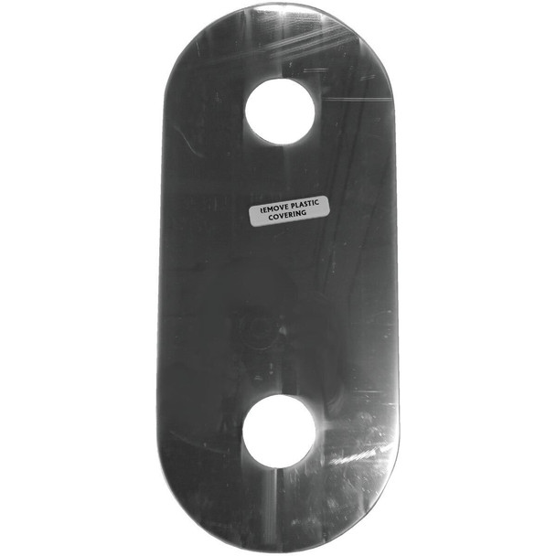 CU-200 PPP Mirrored Acrylic Double Faucet Cover-Up Plate