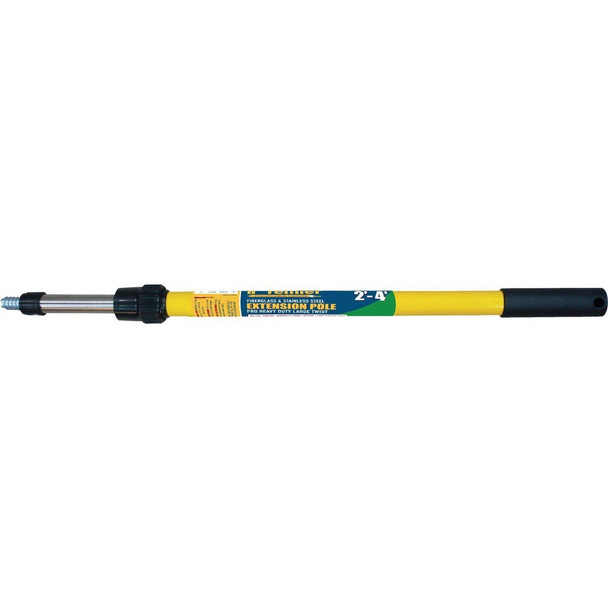84024 Premier 2 Ft. To 4 Ft. Telescoping Fiberglass & Stainless Steel External Twist Extension Pole