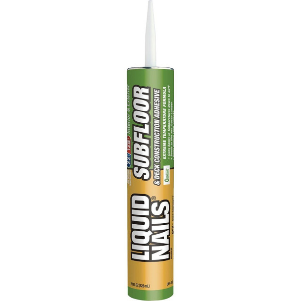 LNP902 LIQUID NAILS 28 Oz. Subfloor & Deck Construction Adhesive