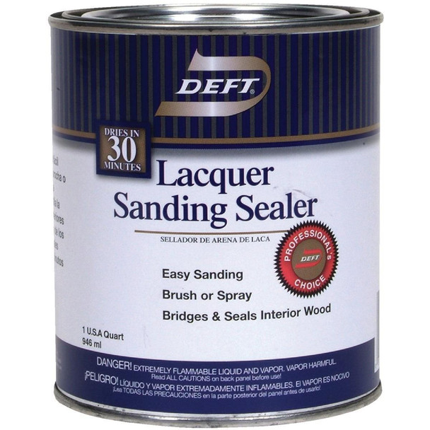 DFT015/04 Deft Lacquer Sanding Sealer, 1 Qt.